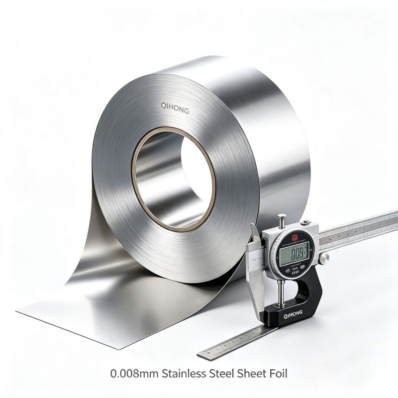 0.008mm स्टेनलेस स्टील पाना पन्नी
